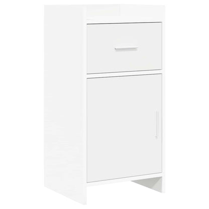Dressoir Wit 40 x 36 x 80 cm Bewerkt hout