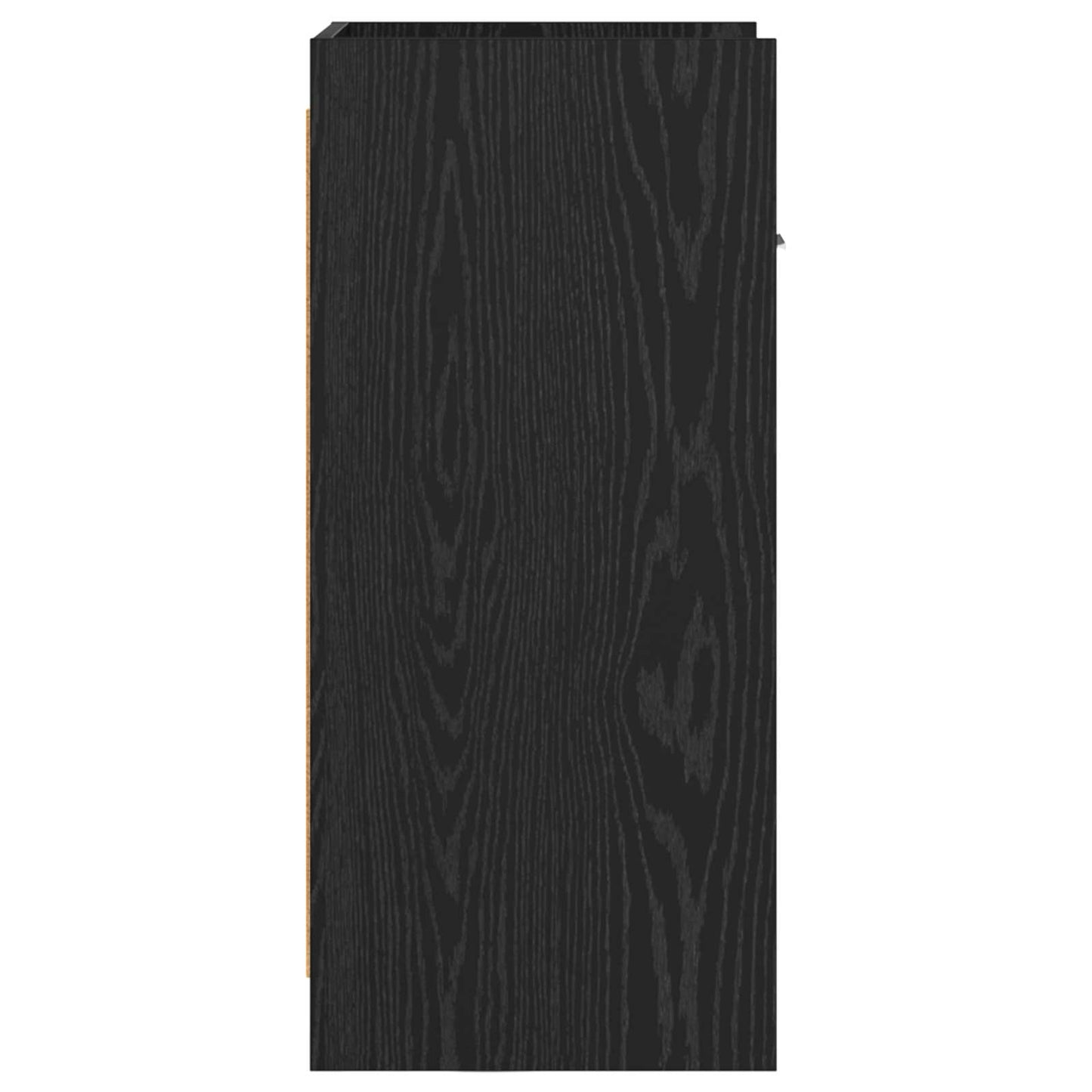 Dressoir Zwart eiken 40 x 36 x 80 cm Bewerkt hout