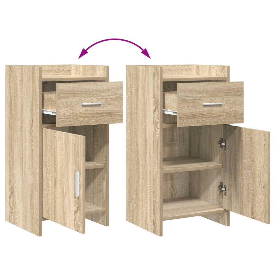 Dressoir Sonoma Eiken 40 x 36 x 80 cm Bewerkt hout