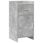 Dressoir 40x36x80 cm bewerkt hout betongrijs