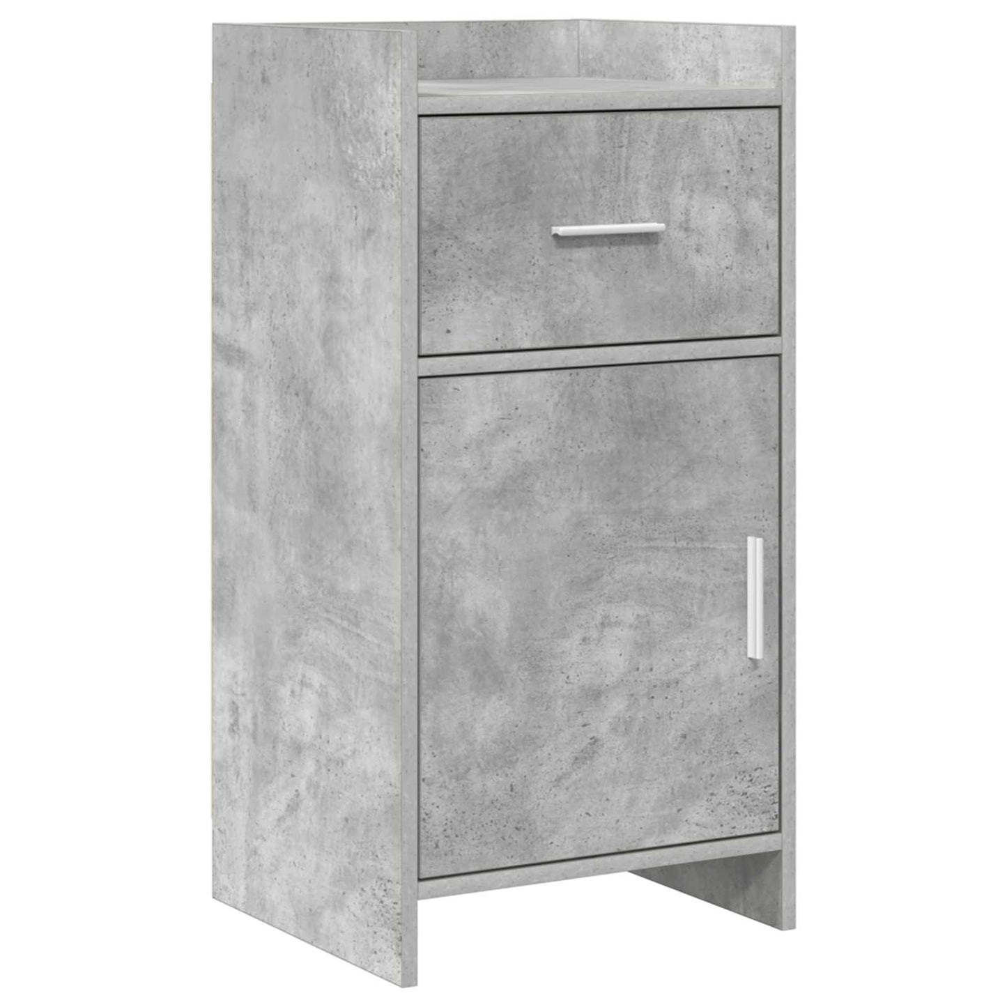 Dressoir Betongrijs 40 x 36 x 80 cm Bewerkt hout