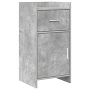 Dressoir 40x36x80 cm bewerkt hout betongrijs