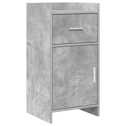 Dressoir Betongrijs 40 x 36 x 80 cm Bewerkt hout
