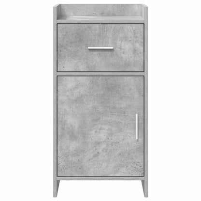 Dressoir Betongrijs 40 x 36 x 80 cm Bewerkt hout