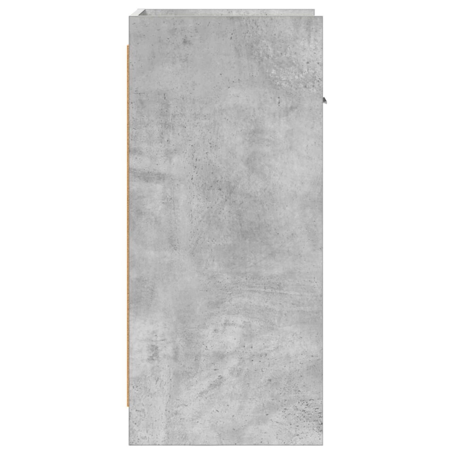 Dressoir Betongrijs 40 x 36 x 80 cm Bewerkt hout
