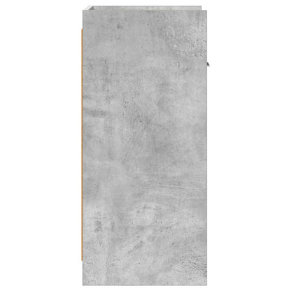 Dressoir Betongrijs 40 x 36 x 80 cm Bewerkt hout