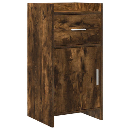 Dressoir Gerookt eiken 40 x 36 x 80 cm Bewerkt hout