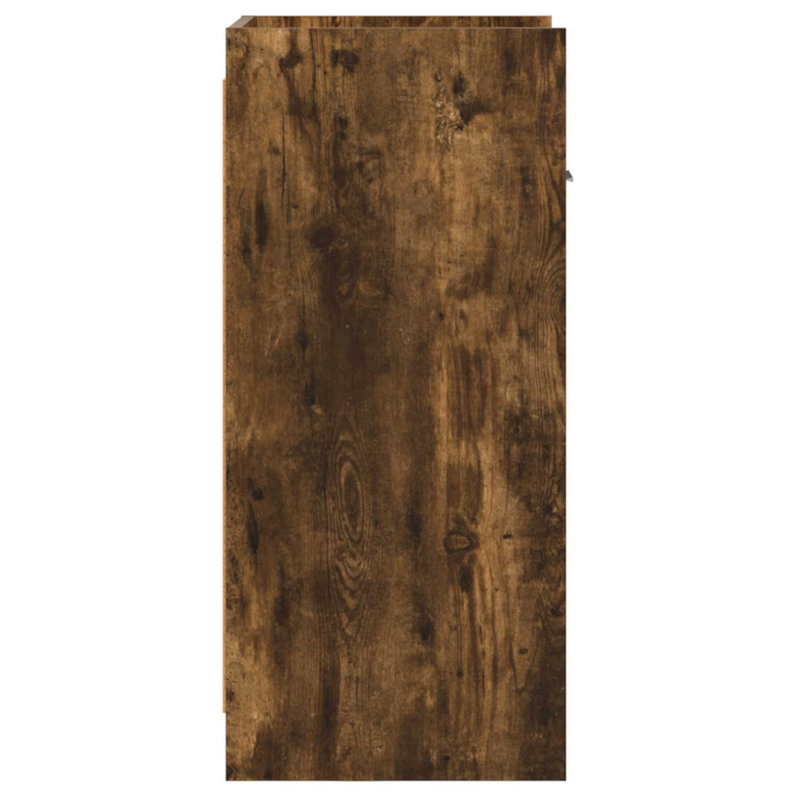 Dressoir Gerookt eiken 40 x 36 x 80 cm Bewerkt hout