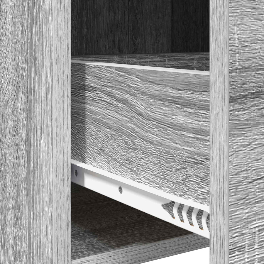 Dressoir Grijs Sonoma 40 x 36 x 80 cm Bewerkt hout