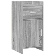Dressoir 40x36x80 cm grijs bewerkt hout