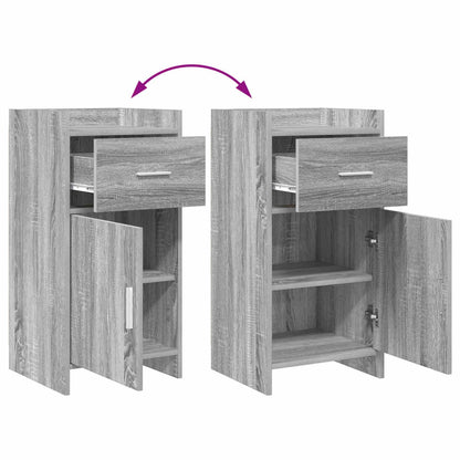 Dressoir Grijs Sonoma 40 x 36 x 80 cm Bewerkt hout