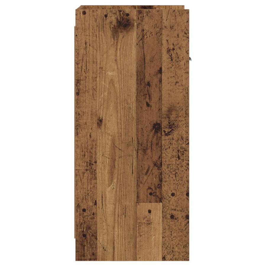 Dressoir Oud hout 40 x 36 x 80 cm Bewerkt hout