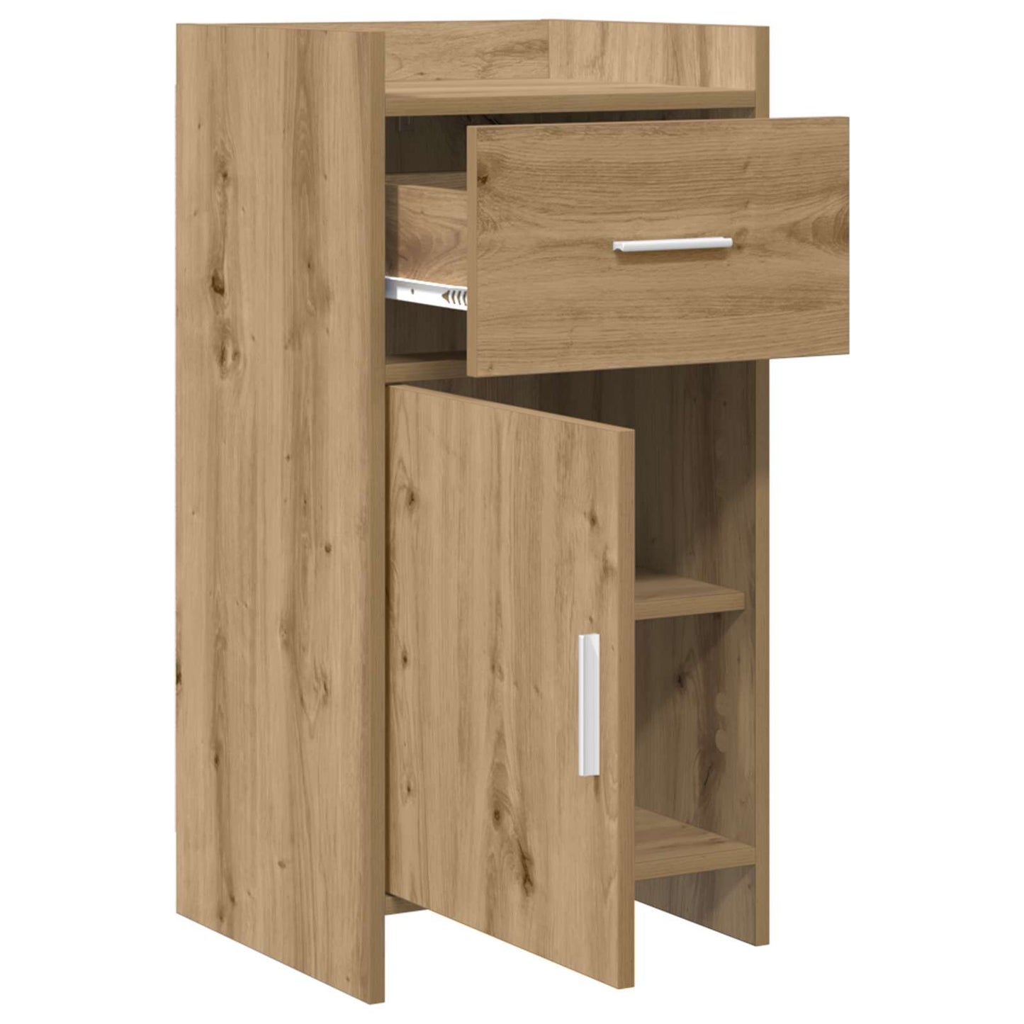Dressoir Artisanaal eiken 40 x 36 x 80 cm Bewerkt hout