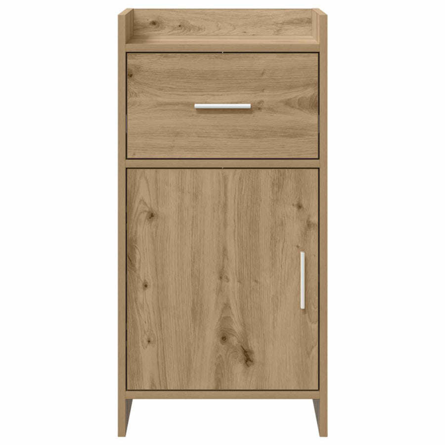 Dressoir Artisanaal eiken 40 x 36 x 80 cm Bewerkt hout
