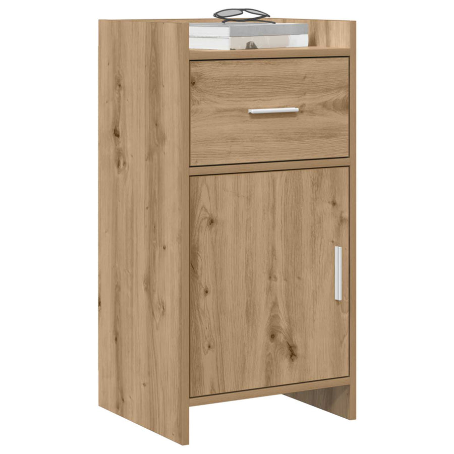Dressoir Artisanaal eiken 40 x 36 x 80 cm Bewerkt hout