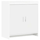 Dressoir 72x36x80 cm wit bewerkt hout