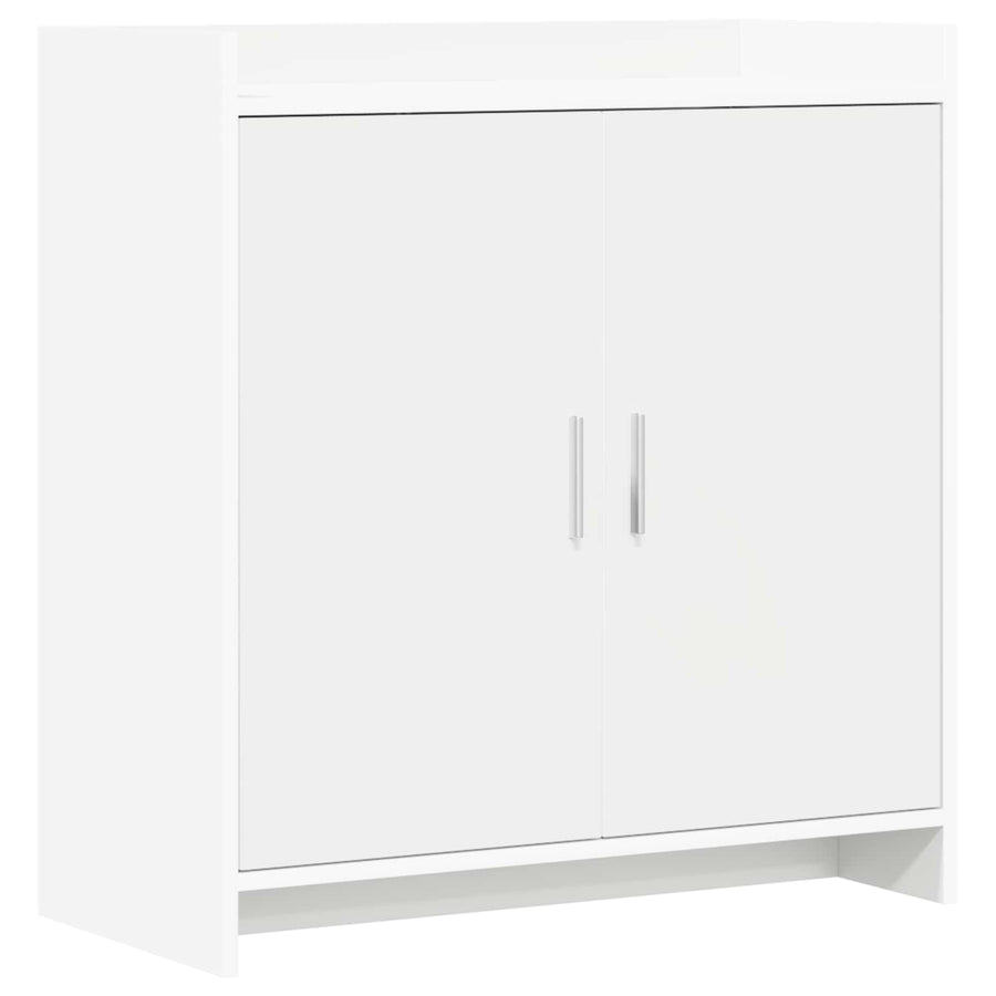 Dressoir Wit 72 x 36 x 80 cm Bewerkt hout