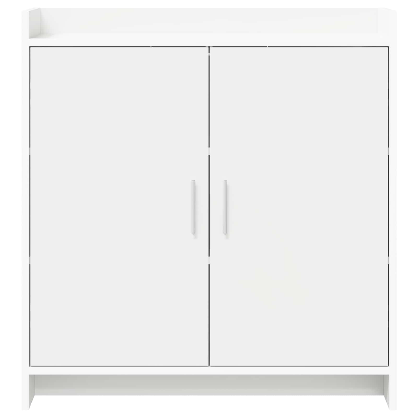 Dressoir Wit 72 x 36 x 80 cm Bewerkt hout