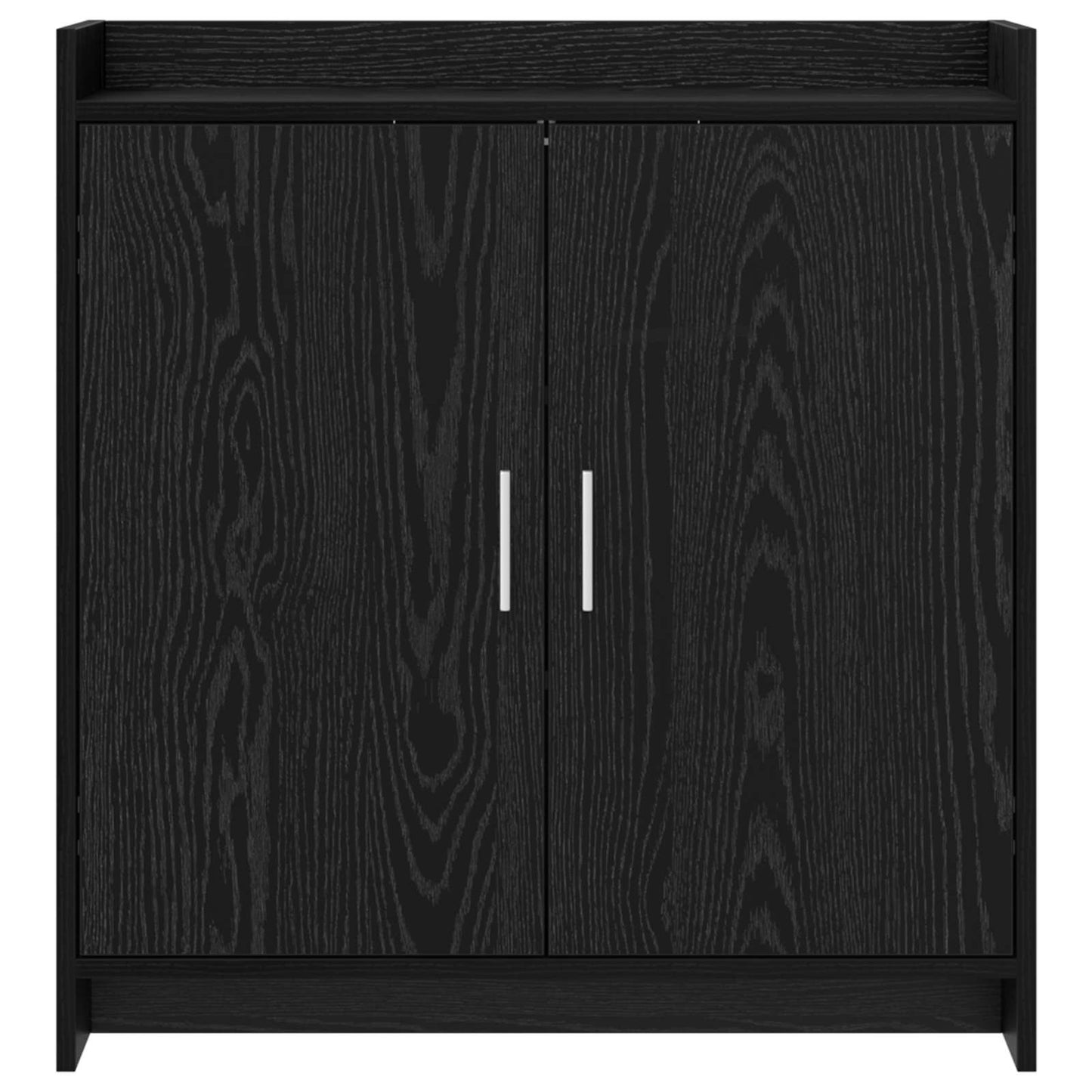 Dressoir Zwart eiken 72 x 36 x 80 cm Bewerkt hout