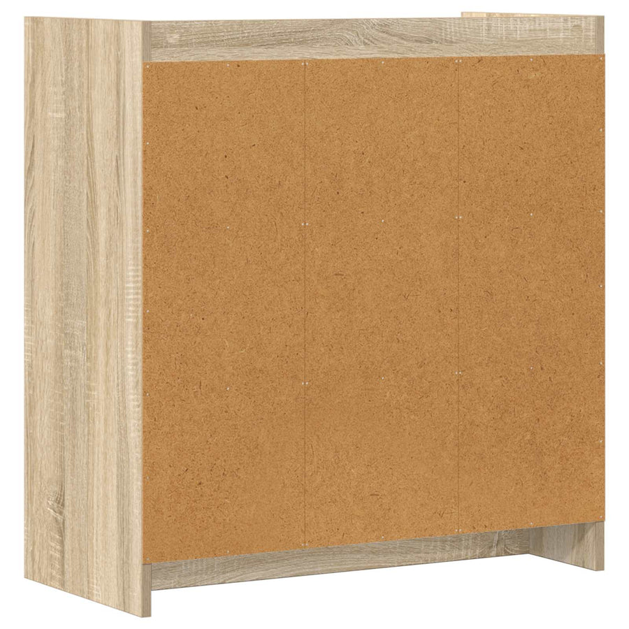Dressoir Sonoma Eiken 72 x 36 x 80 cm Bewerkt hout