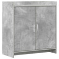Dressoir Betongrijs 72 x 36 x 80 cm Bewerkt hout