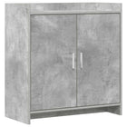 Dressoir 72x36x80 cm betongrijs bewerkt hout