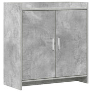 Dressoir 72x36x80 cm betongrijs bewerkt hout