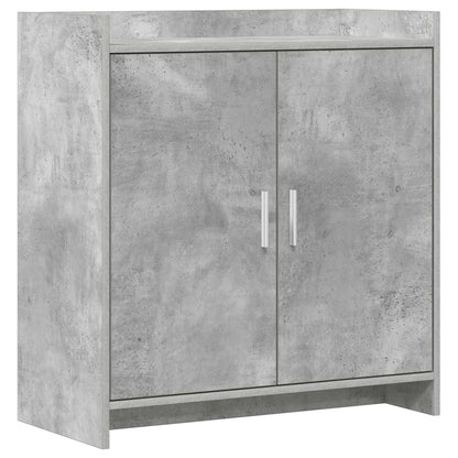 Dressoir Betongrijs 72 x 36 x 80 cm Bewerkt hout