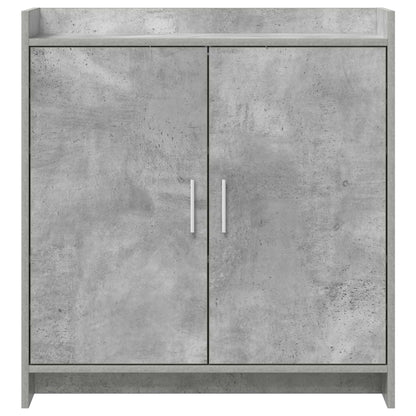 Dressoir Betongrijs 72 x 36 x 80 cm Bewerkt hout