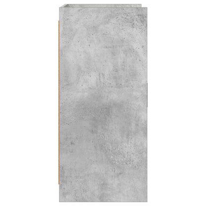 Dressoir Betongrijs 72 x 36 x 80 cm Bewerkt hout