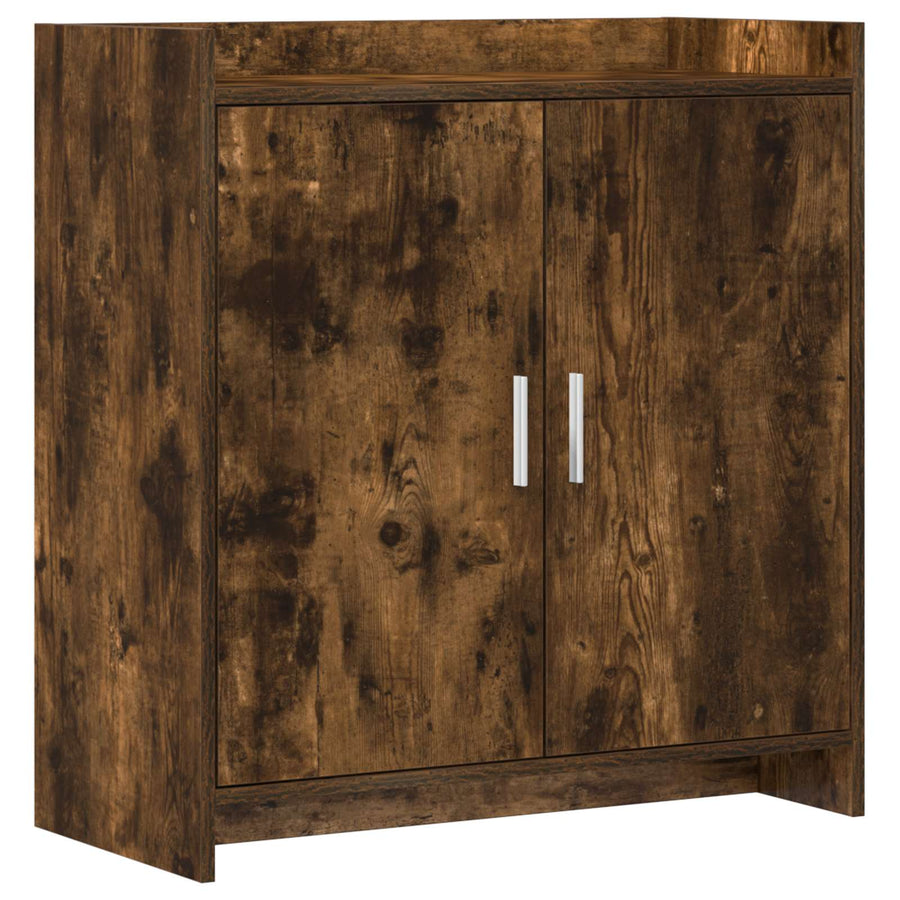 Dressoir Gerookt eiken 72 x 36 x 80 cm Bewerkt hout