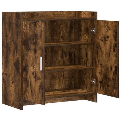 Dressoir Gerookt eiken 72 x 36 x 80 cm Bewerkt hout