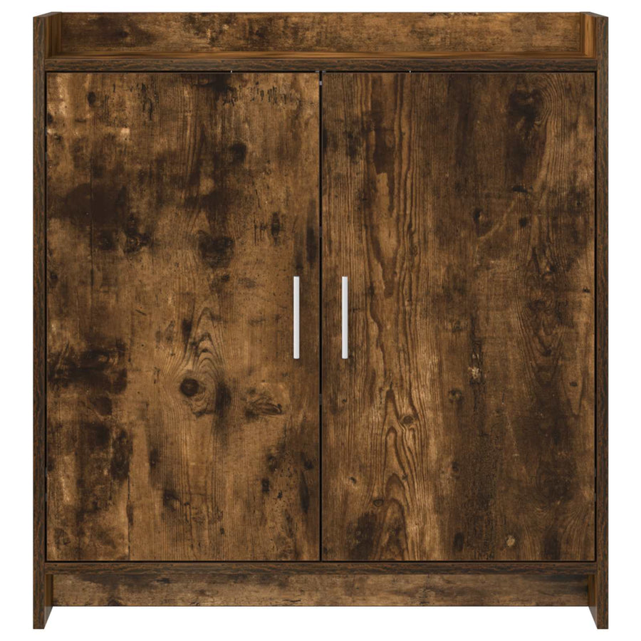 Dressoir Gerookt eiken 72 x 36 x 80 cm Bewerkt hout