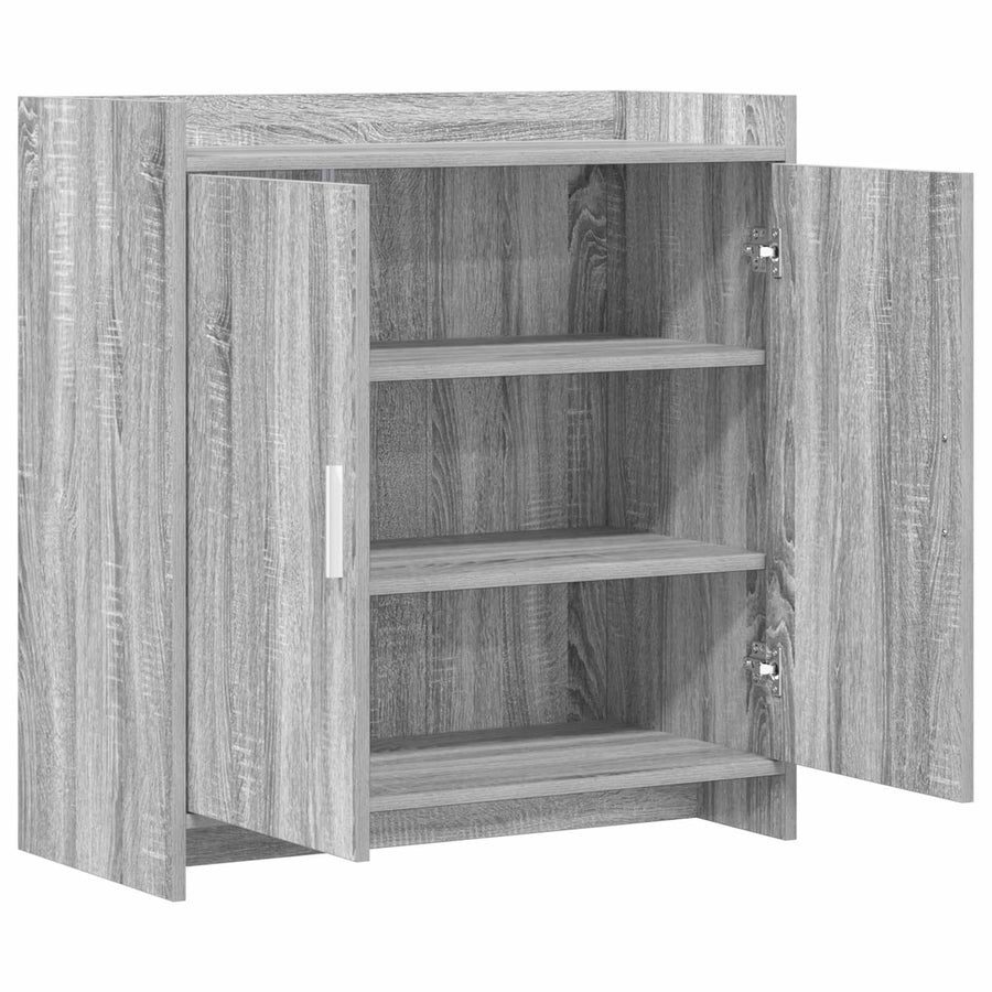 Dressoir Grijs Sonoma 72 x 36 x 80 cm Bewerkt hout