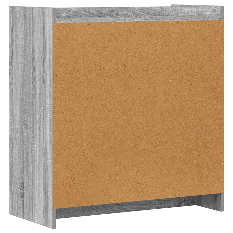 Dressoir Grijs Sonoma 72 x 36 x 80 cm Bewerkt hout