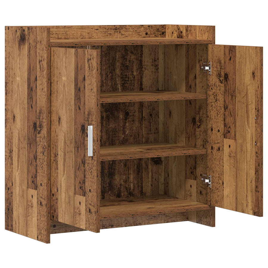 Dressoir Oud hout 72 x 36 x 80 cm Bewerkt hout