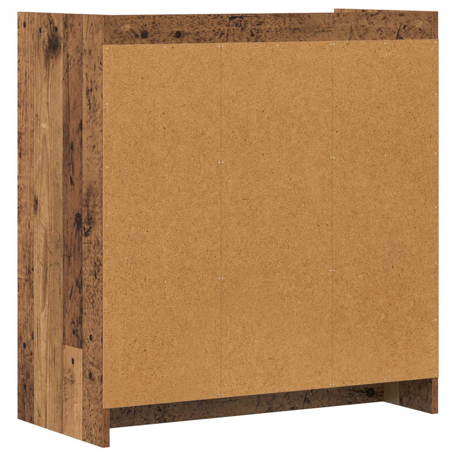 Dressoir Oud hout 72 x 36 x 80 cm Bewerkt hout