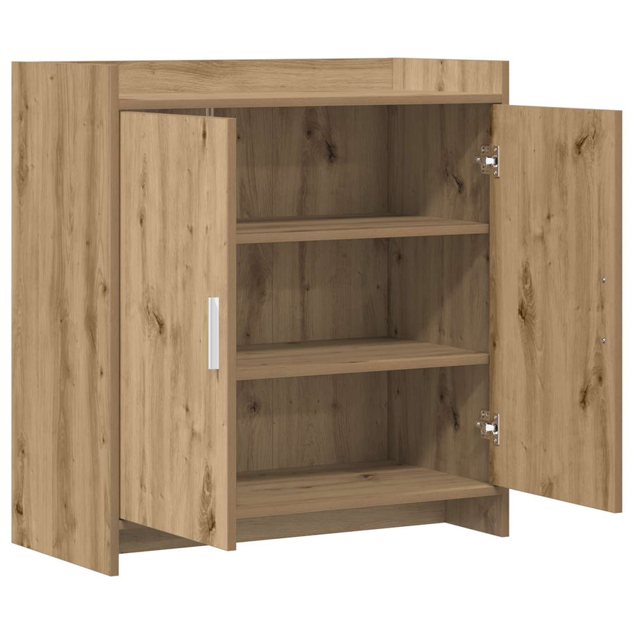 Dressoir Artisanaal eiken 72 x 36 x 80 cm Bewerkt hout