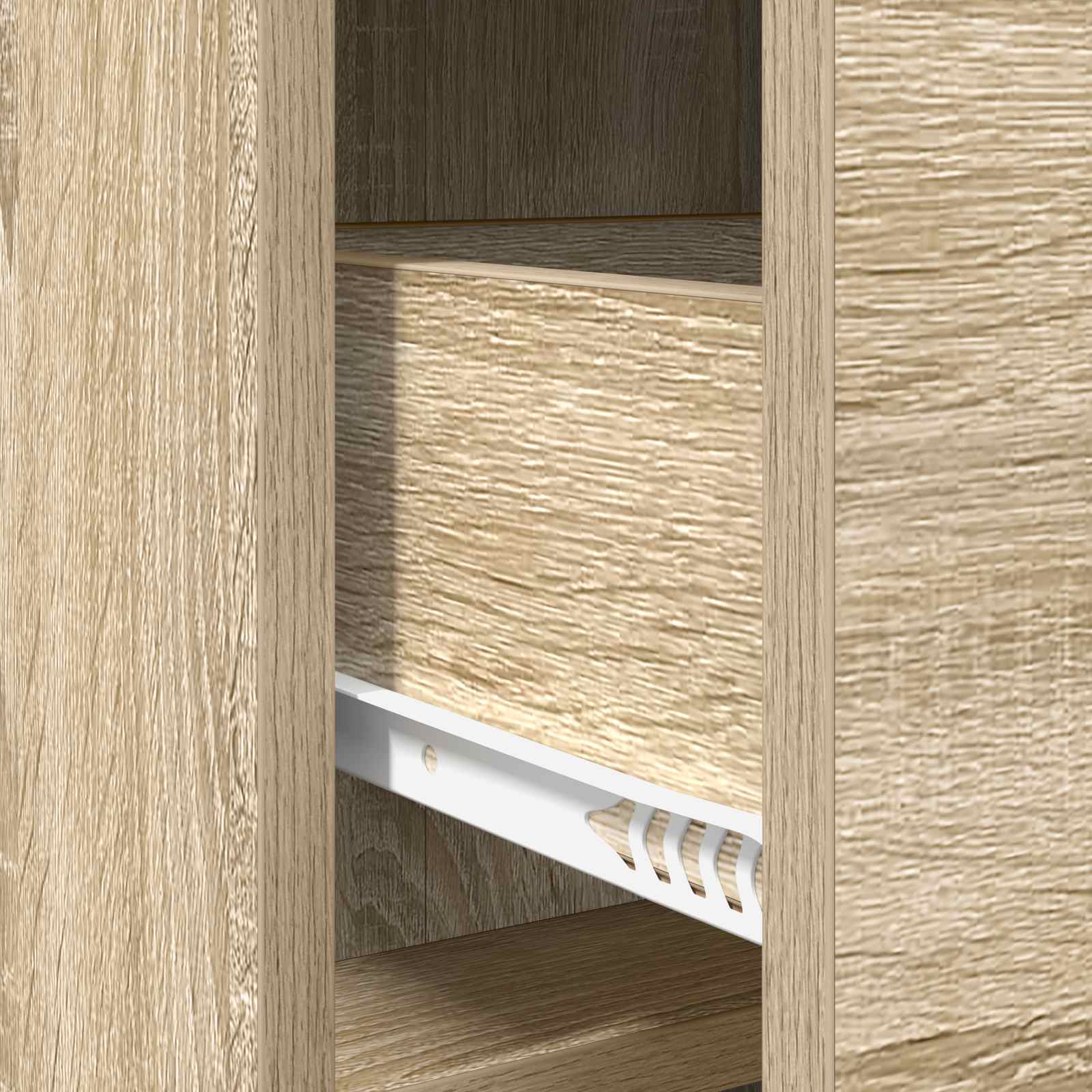 Dressoir Sonoma Eiken 75 x 33 x 80 cm Bewerkt hout