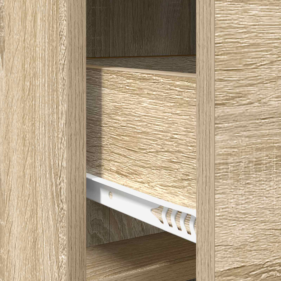 Dressoir Sonoma Eiken 75 x 33 x 80 cm Bewerkt hout