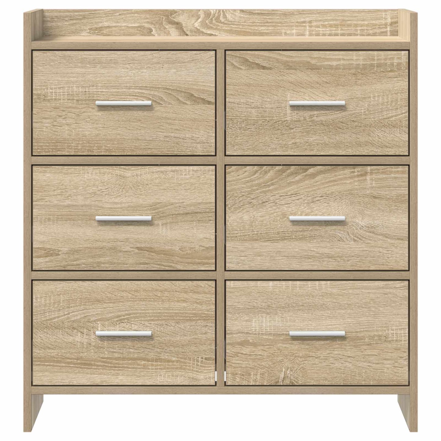 Dressoir Sonoma Eiken 75 x 33 x 80 cm Bewerkt hout