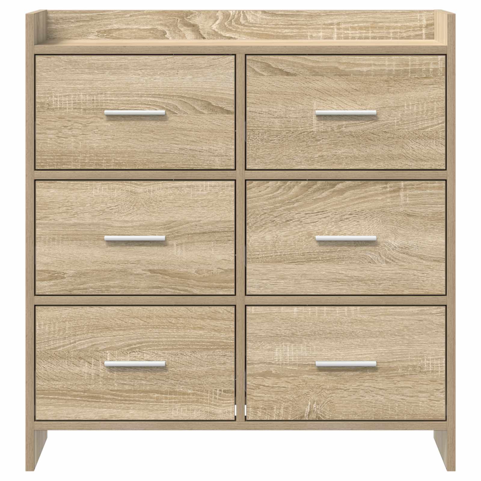 Dressoir Sonoma Eiken 75 x 33 x 80 cm Bewerkt hout