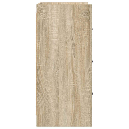 Dressoir Sonoma Eiken 75 x 33 x 80 cm Bewerkt hout