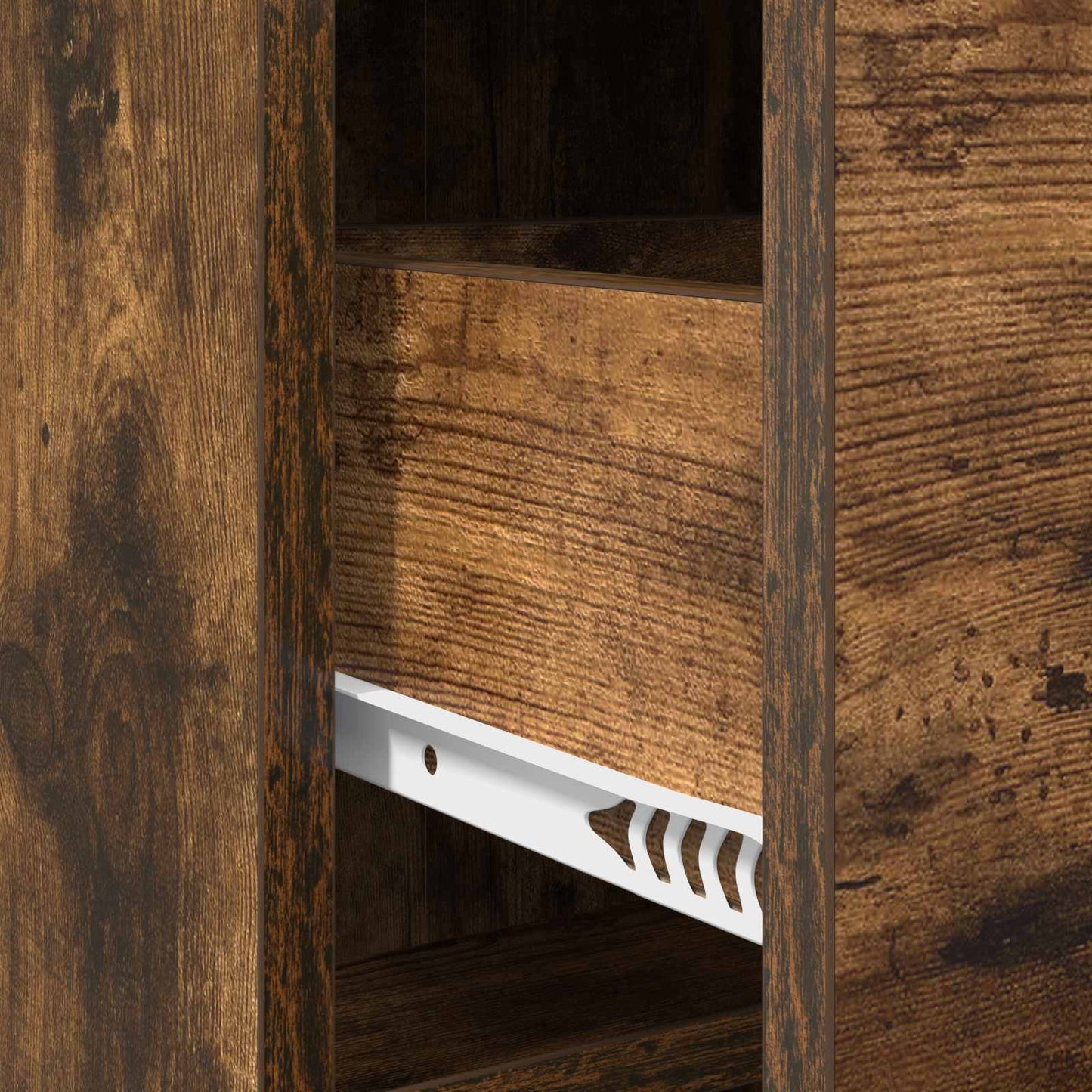 Dressoir Gerookt eiken 75 x 33 x 80 cm Bewerkt hout