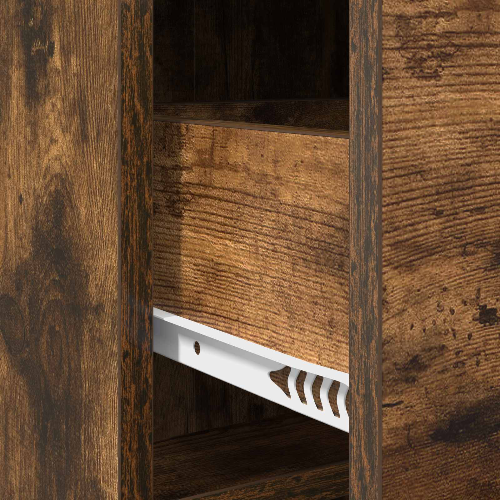 Dressoir Gerookt eiken 75 x 33 x 80 cm Bewerkt hout
