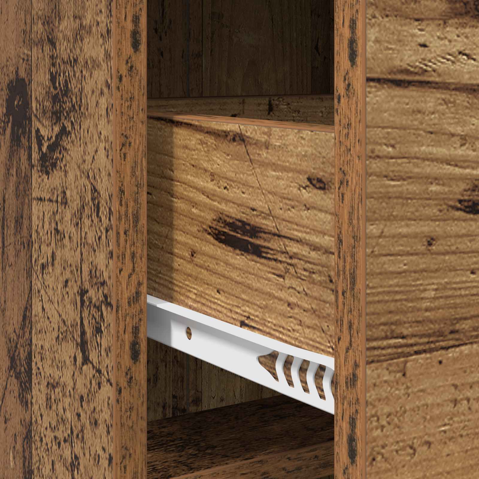 Dressoir Oud hout 75 x 33 x 80 cm Bewerkt hout