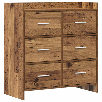 Dressoir Oud hout 75 x 33 x 80 cm Bewerkt hout