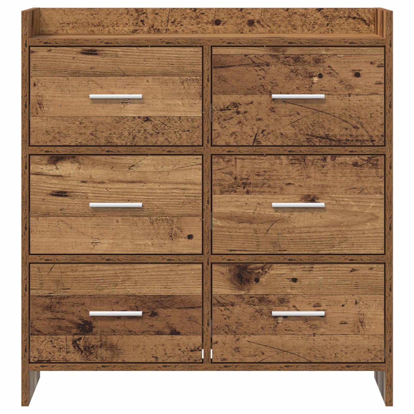 Dressoir Oud hout 75 x 33 x 80 cm Bewerkt hout