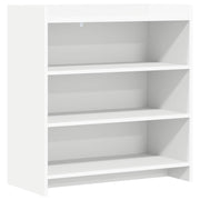 Dressoir wit 75x36x80 cm bewerkt hout
