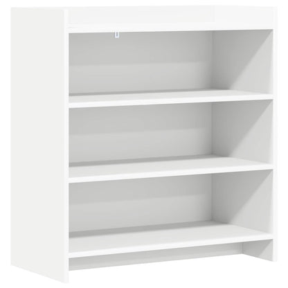 Dressoir Wit 75 x 36 x 80 cm Bewerkt hout